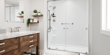 Bath Fitter tub-to-shower conversion